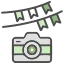 icone d'appareil photo au cours d'un evenement