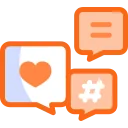 icone illustrant une page de réseau social